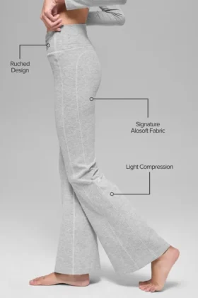 Alosoft Intuition High-Waist Bootcut – Athletic Heather Grey