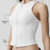 Alosoft Level up Full Zip Top - Wit