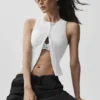 Alosoft Level up Full Zip Top - Wit