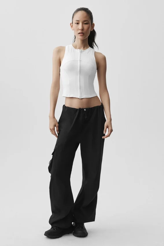 Alosoft Level up Full Zip Top - Wit
