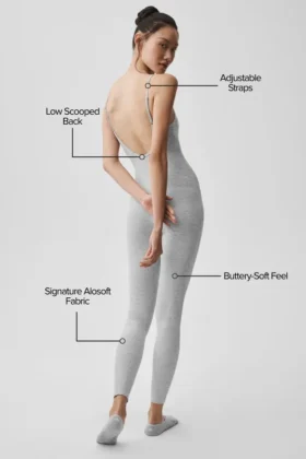 Alosoft One and Done Onesie – Athletic Heather Grey