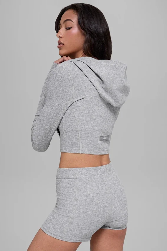 Alosoft Sincere getailleerd jasje - Athletic Heather Grey