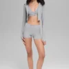 Alosoft Sincere getailleerd jasje - Athletic Heather Grey