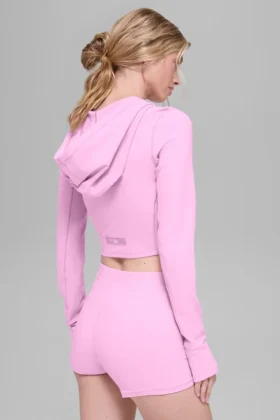 Alosoft Sincere getailleerd jasje – Candy Heart-roze
