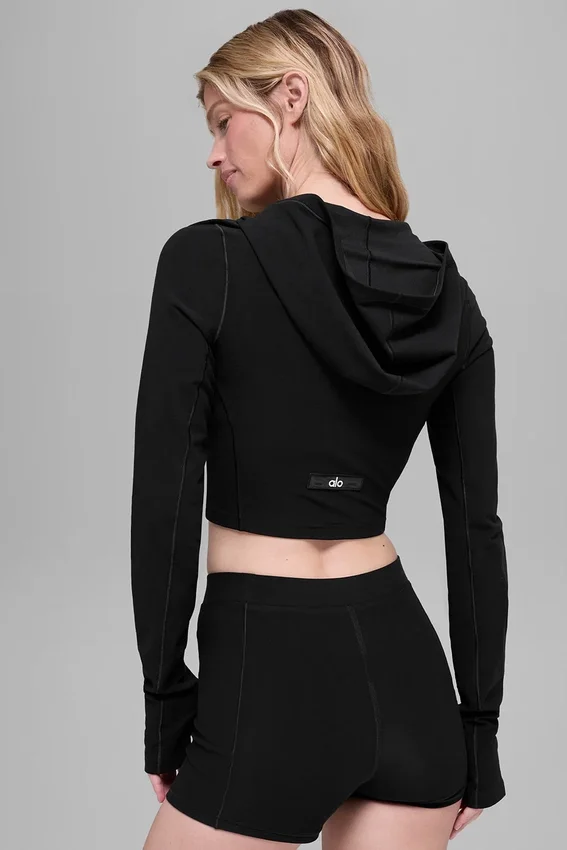 Alosoft Sincere getailleerd jasje - Zwart