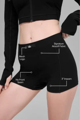 Alosoft Sincere Korte broek – Zwart