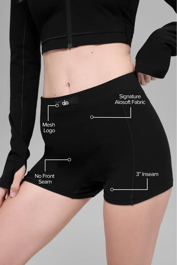 Alosoft Sincere Korte broek - Zwart