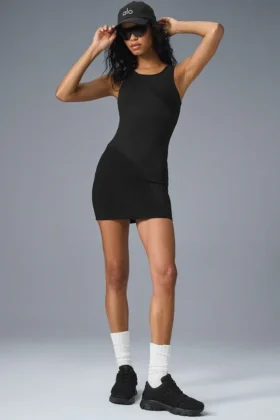 Alosoft Sunbeam-jurk - Zwart