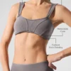 Alosoft Sunray-bh met gewassen look - Cool Grey Wash