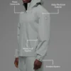 Alpha Shell-jas - Lunar Grey