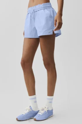 Alumni-korte broek - Licht Provence-blauw