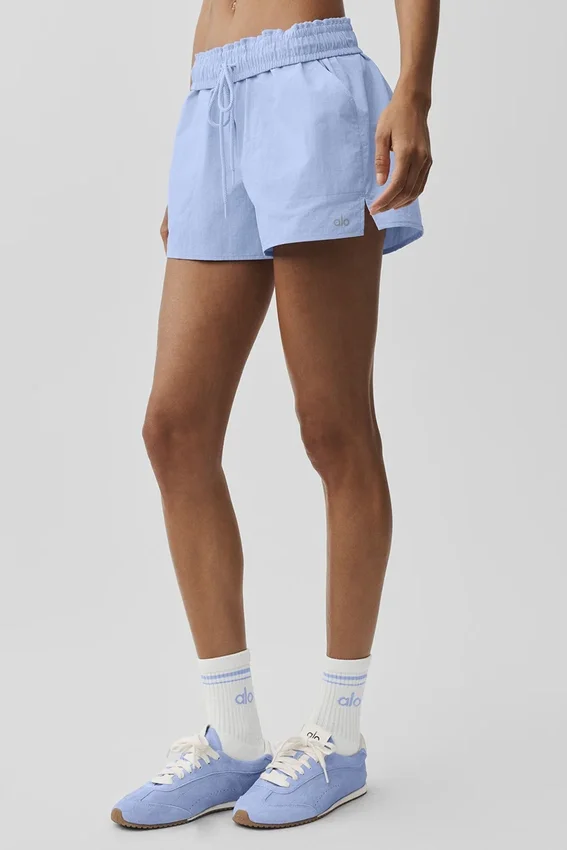 Alumni-korte broek - Licht Provence-blauw