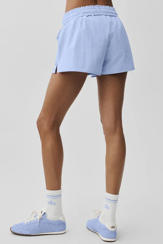 Alumni-korte broek - Licht Provence-blauw