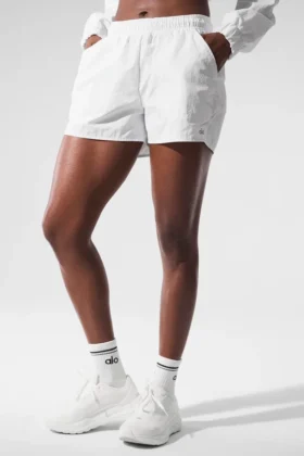 Alumni-korte broek – Wit