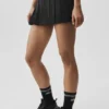 Amp It Up-tennisrok met lage taille - Zwart