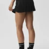 Amp It Up-tennisrok met lage taille - Zwart