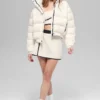 Aspen Love pufferjas - ivoor