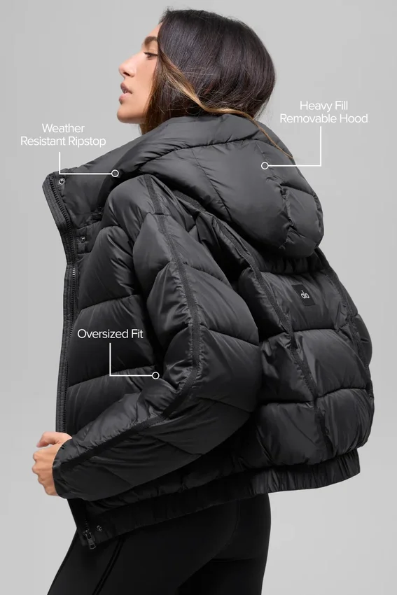 Aspen Love pufferjas - Zwart