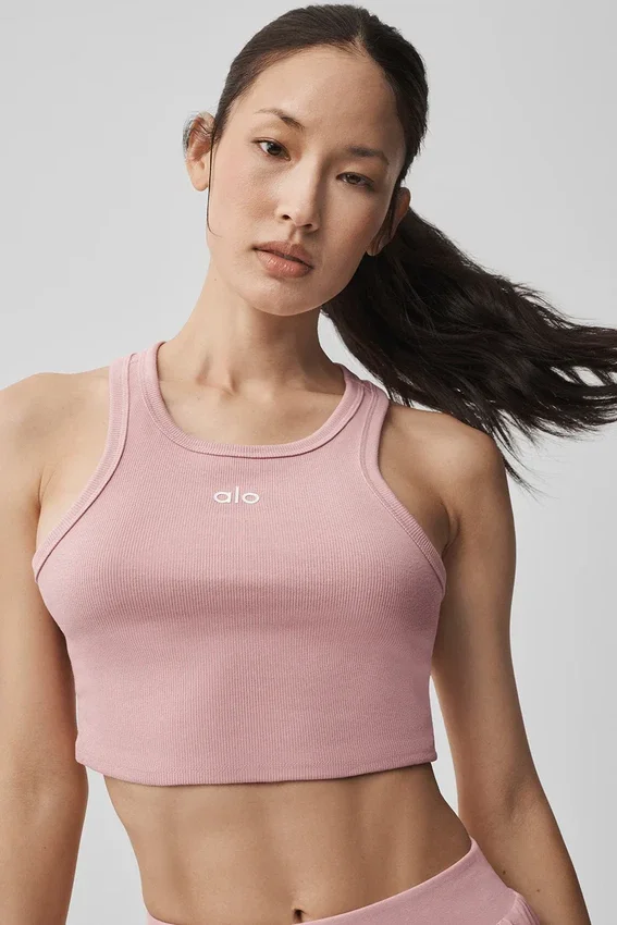 Aspire Tank - Vintage Pink/White