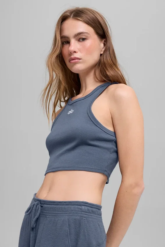 Aspire-tanktop - Bluestone/wit