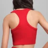 Aspire-tanktop - felrood/wit