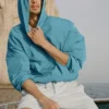 Axis-trui met capuchon - Blue Breeze