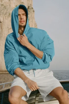 Axis-trui met capuchon - Blue Breeze