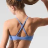 Bead It oversized scrunchie - kristalhelder blauw