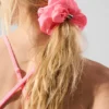 Bead It oversized scrunchie - neon bubblegum