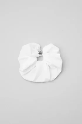 Bead It oversized scrunchie - Wit