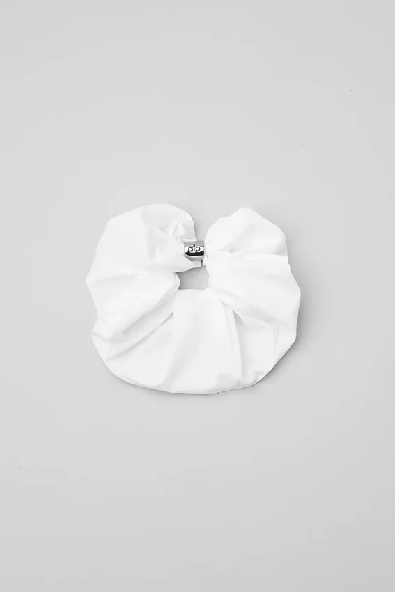 Bead It oversized scrunchie - Wit