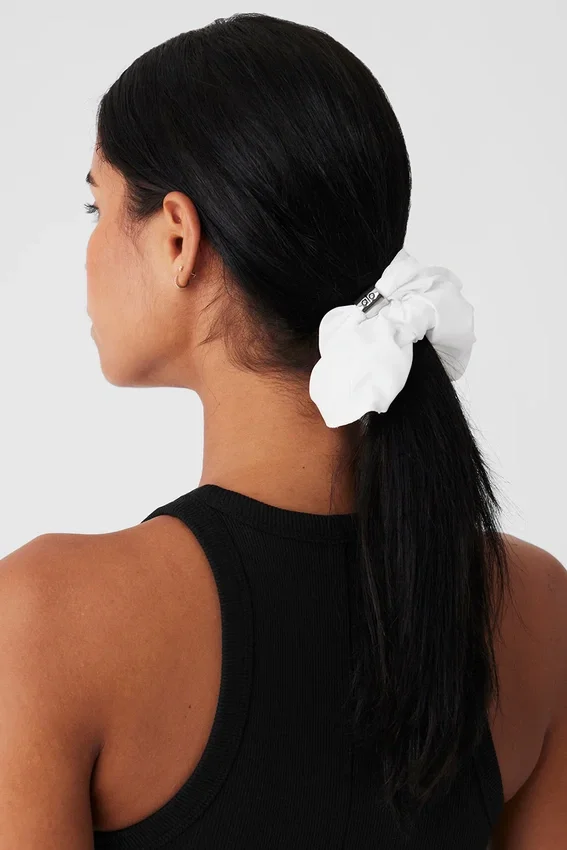 Bead It oversized scrunchie - Wit