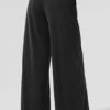 Breezy broek met wijde pijpen (lang) - Zwart