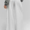 Breezy broek met wijde pijpen (Regular) - Wit