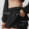 Breezy tennisrok - Zwart