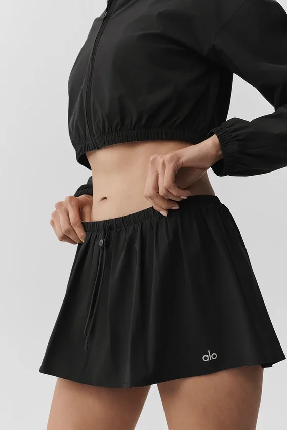 Breezy tennisrok - Zwart