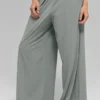Breezy Wide Leg Broek (Regular) - Lunar Grey
