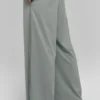 Breezy Wide Leg Broek (Regular) - Lunar Grey