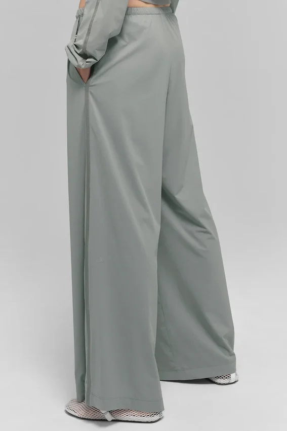 Breezy Wide Leg Broek (Regular) - Lunar Grey