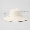 Buckethoed van merinowol - Ivoor