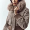 Bunny Slope-jas van wolmix - Alpine Cocoa Heather