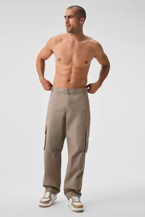 Cargo-broek van ripstop - Gravel