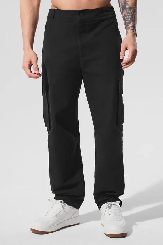 Cargo-broek van ripstop - Zwart