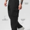 Cargo-broek van ripstop - Zwart