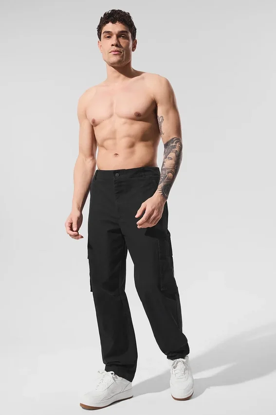 Cargo-broek van ripstop - Zwart