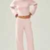 Cashmere Embrace-trui - Frosted Pink