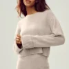 Cashmere Embrace-trui - Oat Heather
