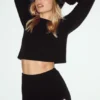 Cashmere High-Waist Embrace Korte broek - Zwart