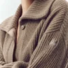Cashmere Northstar lang vest - Alpine Cocoa Heather