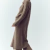 Cashmere Northstar lang vest - Alpine Cocoa Heather